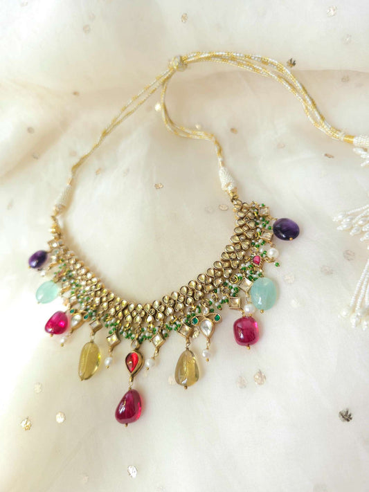 Winter gems necklace set