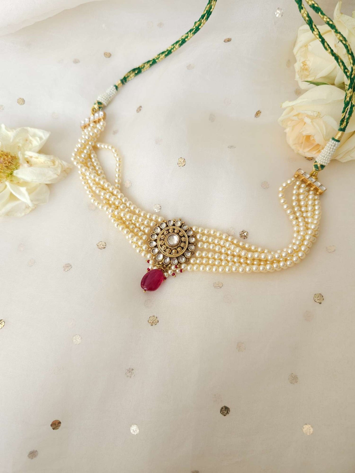 Suraj tal choker necklace