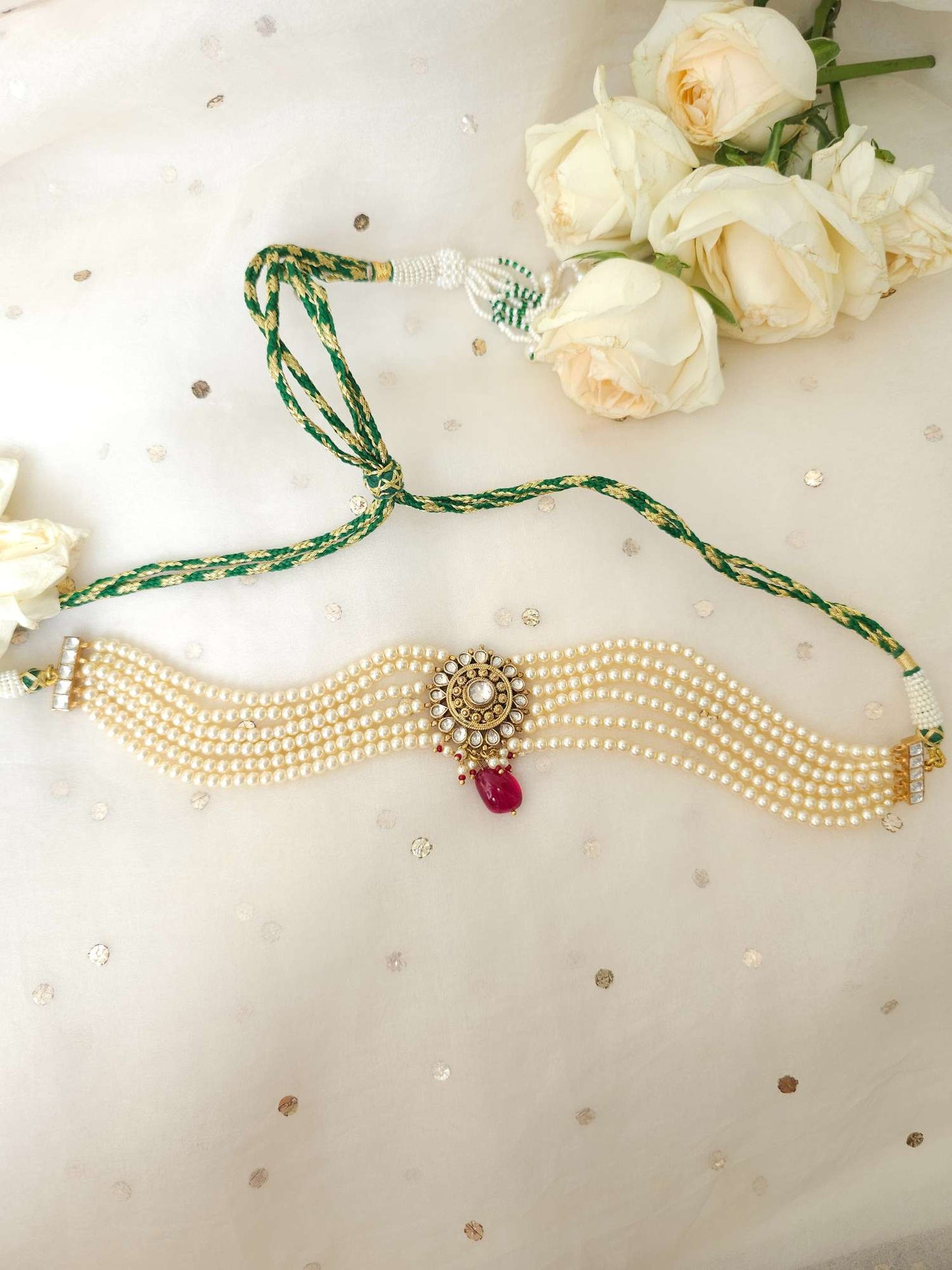 Suraj tal choker necklace